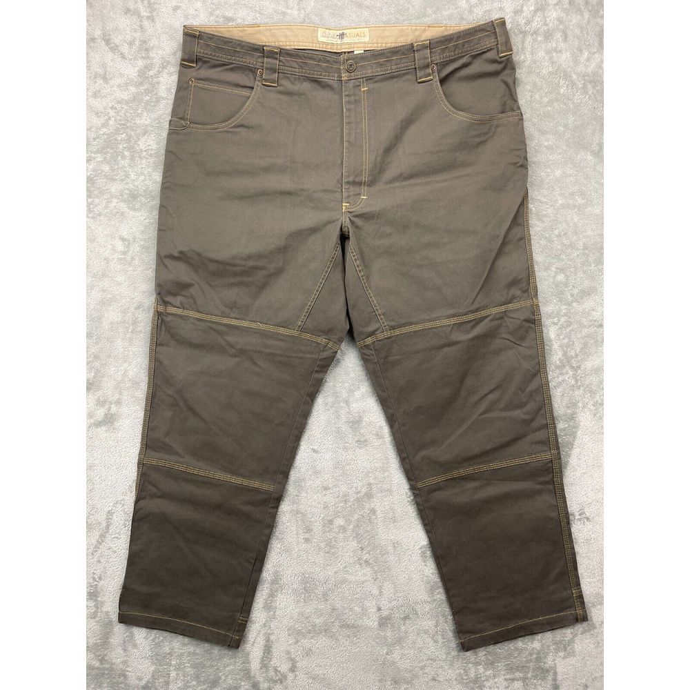 Cabela's Men's Pants Chinos Casual 34x32 (Actual 44x32) Brown *Mislabeled Tag*